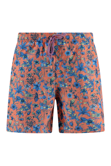A FISH NAMED FRED swimshort Floral