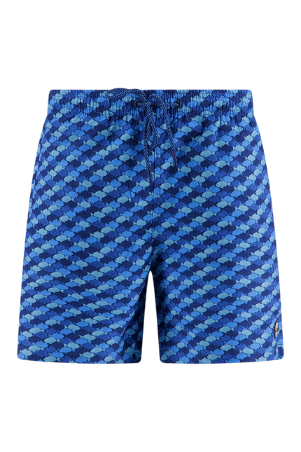 A FISH NAMED FRED swimshort graphic fish