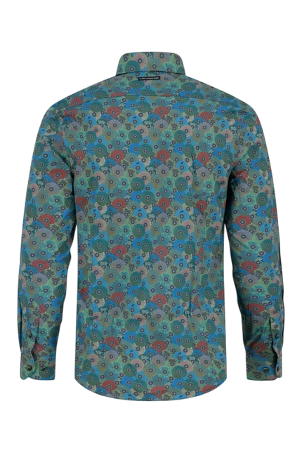 A FISH NAMED FRED BLOUSE JAPANESE ROUNDS / TOKYO TRIP, MULTICOLOR