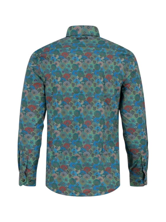 A FISH NAMED FRED BLOUSE JAPANESE ROUNDS / TOKYO TRIP, MULTICOLOR