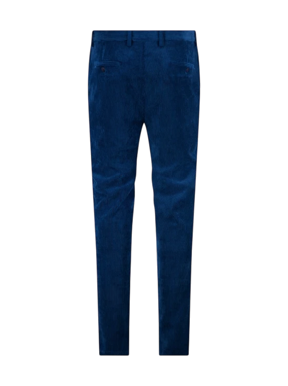 A fish named Fred trousers rib, night sky blue