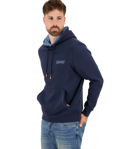 A FISH NAMED FRED HOODIE SQUID TOKYO TRIP - NAVY
