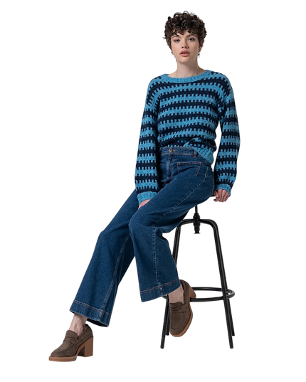 WIDE LEG PANTS Lucia, indigo