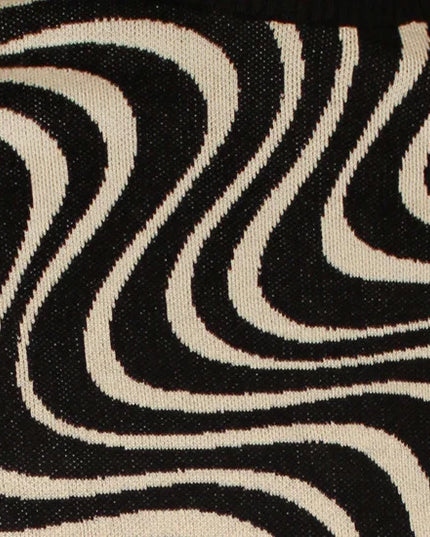 Wavyline black-creme