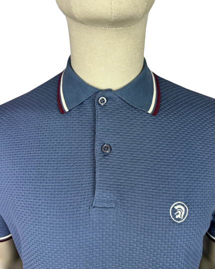 Twin Tipped Textured Polo