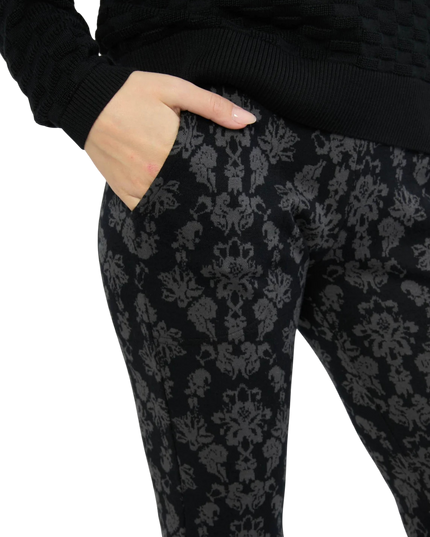 On a Winters Day Flared princess tapestry black