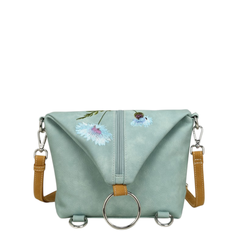 Wildflower crosbody/backpack, l. blue
