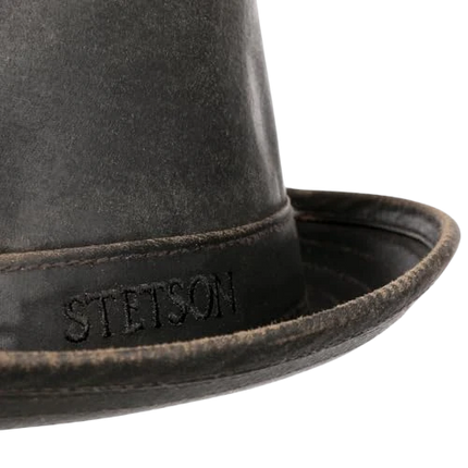 STETSON ODENTO PORK PIE HOED, GREY