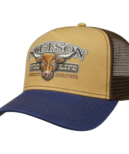 GORRA TRUCKER STETSON BULL CAP