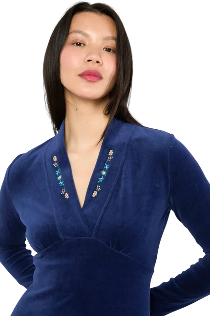 Samt Glamour Aura, indigoblaue Tiefen