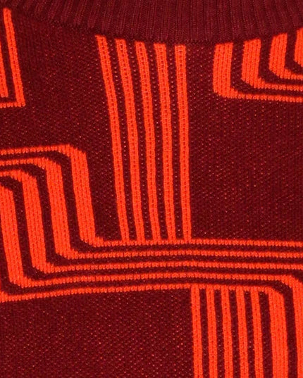Lines aubergine-orange