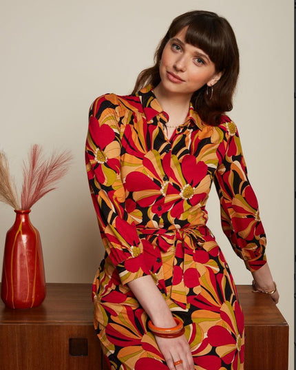 KING LOUIE Carina Dress Adore Black