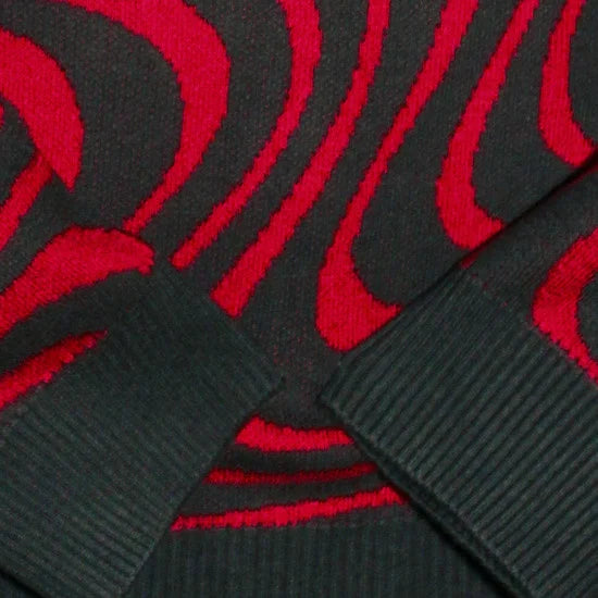 Wavyline black-red