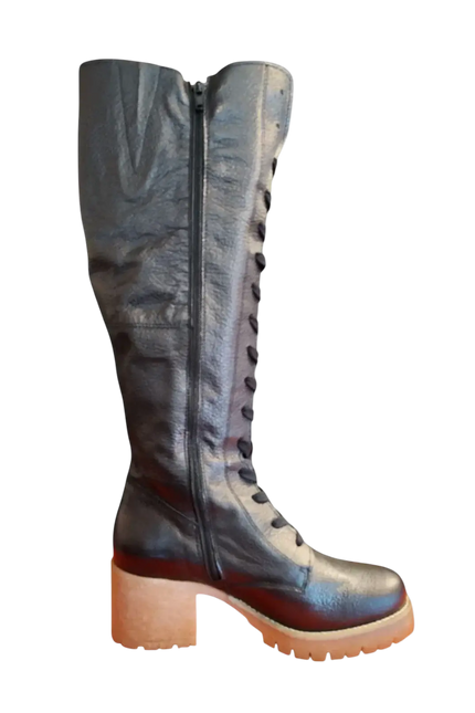 rijglaars Serena zwart