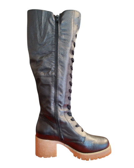 rijglaars Serena zwart