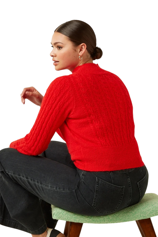 Nilde Top Leon fiery red