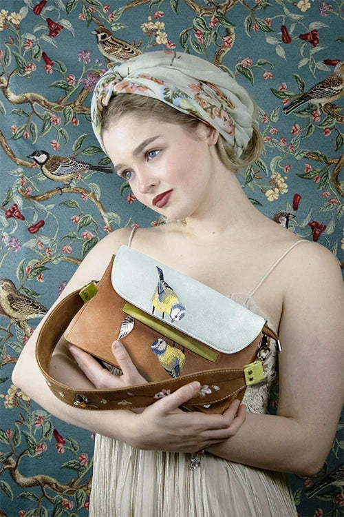 Twiggle Koolmeesjes Petrol/red