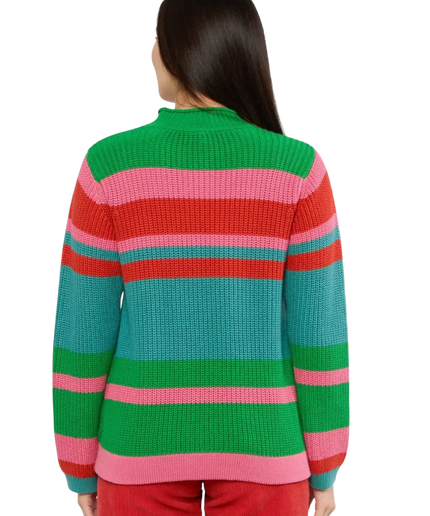 JERSEY BLUTSGESCHWISTER BRAID UP YOUR LIFE WINTER COLORS STRIPE