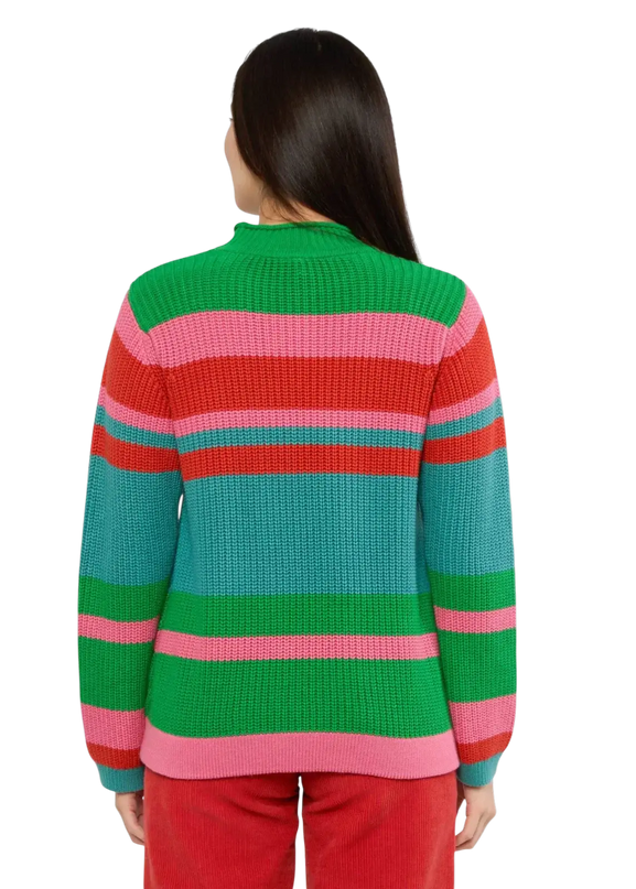 Tresse ta vie rayure couleurs d'hiver
