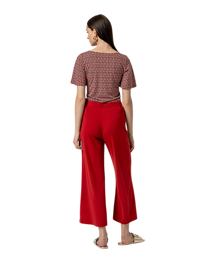 POCKETED PANTS RED