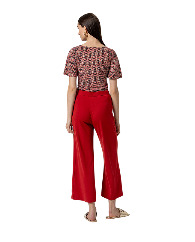 POCKETED PANTS RED