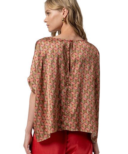 BLUSA SURKANA ESTILO CAPA MULTICOLOR