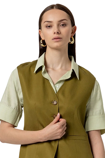 VEST OLIVEN