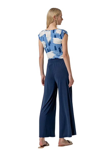 SURKANA WIDE LEG PANTS NAVY BLUE