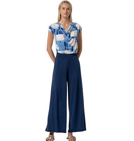 Pantalones de pierna ancha SURKANA, azul marino