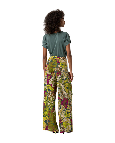 WIDE LEG PANTS GREEN