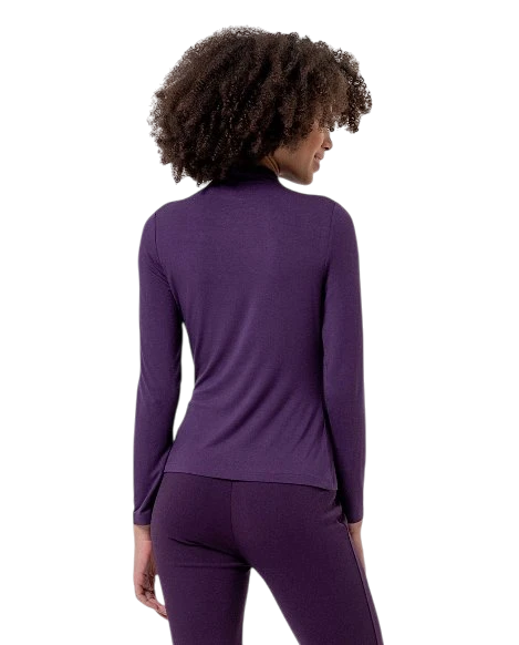 SURKANA HIGH NECK TOP, PAARS