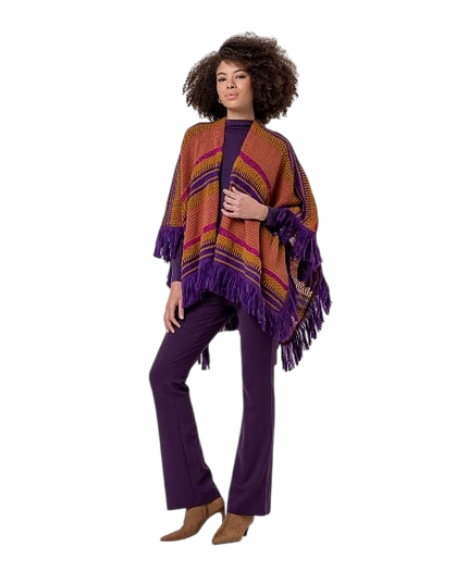 SURKANA HIGH NECK TOP, PAARS