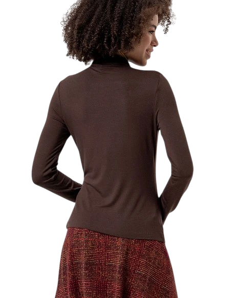 SURKANA HIGH NECK TOP, BRUIN