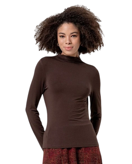 SURKANA HIGH NECK TOP, BRUIN