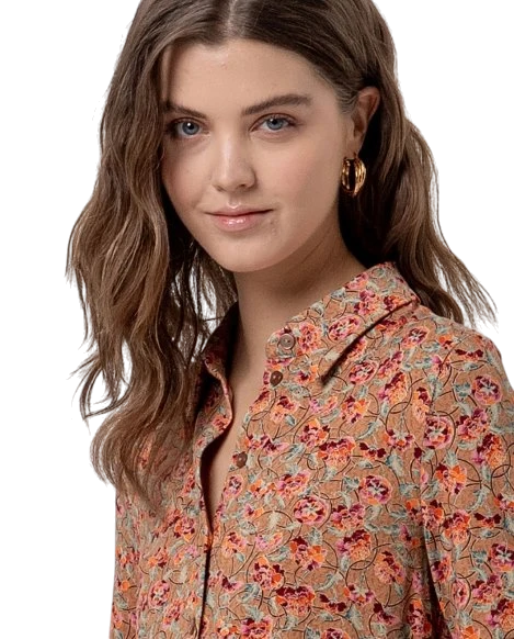 SURKANA OVERSIZED BLOUSE, MULTI