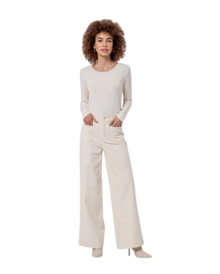 SURKANA CORDUROY BROEK 556TASS523,  WIT