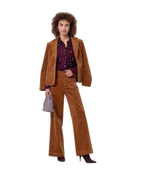 SURKANA CORDUROY BROEK 556TASS523, COGNAC