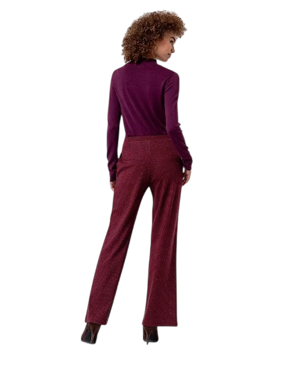 SURKANA STRAIGHT LEG BROEK 556XIRO514, BORDEAUXROOD