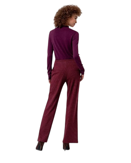 SURKANA STRAIGHT LEG BROEK 556XIRO514, BORDEAUXROOD