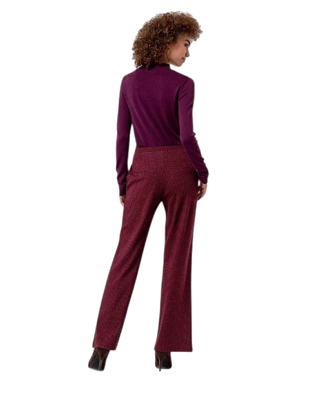 SURKANA STRAIGHT LEG BROEK 556XIRO514, BORDEAUXROOD