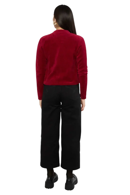 Jolly Zip Up fin nål rød