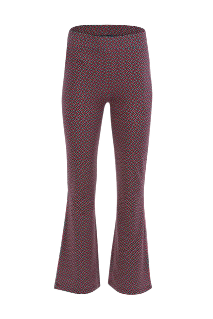 LALAMOUR LIEKE FLARED PANTS GRAHPIC MILL