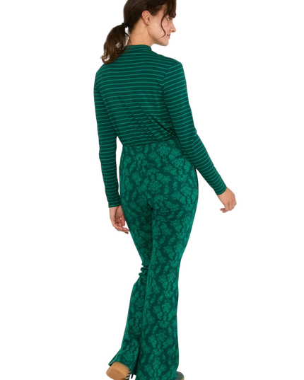 On a Winters Day Flared princess tapestry green