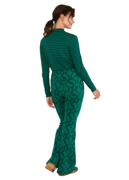 On a Winters Day Flared princess tapestry green