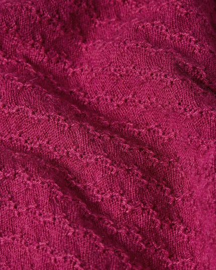 Deep V Cardi Cedar violet pink