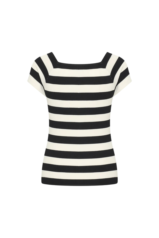 Top short sleeve Tone Black