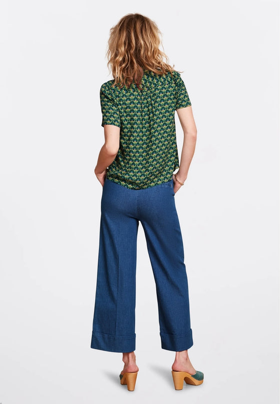 KING LOUIE Maisie Blouse Toulouse Dobby