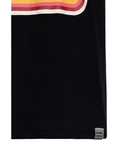 CAMISETA KING KEROSIN "NEVER FUCK A FUCKER", NEGRO
