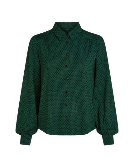 Carina Blouse Piper, botanical green