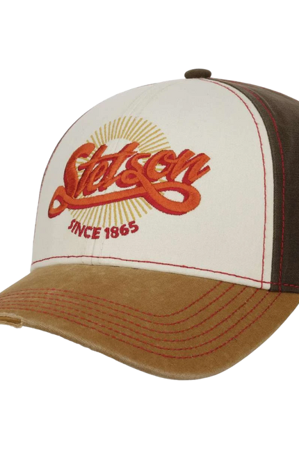 STETSON BASEBALL CAP, VINTAGE DISTRESSED